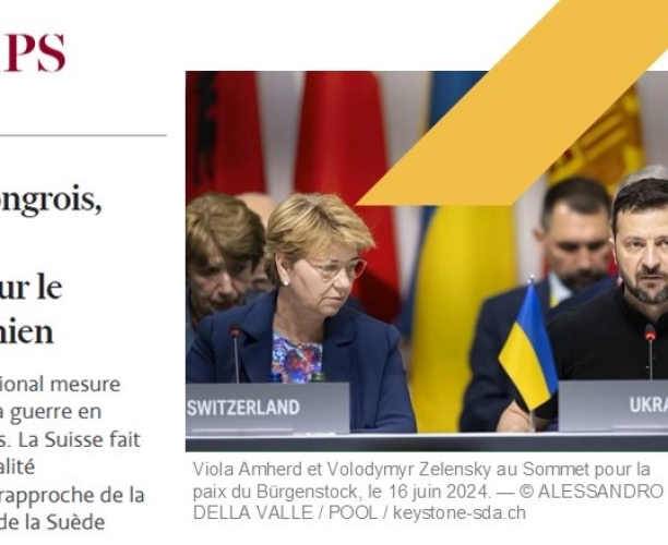 Erstaunliche 78% der Schweizerinnen und Schweizer sind der Meinung, dass sich ihr Land nicht militärisch in den Ukraine-Krieg einmischen sollte