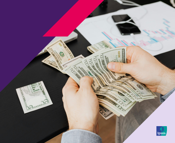 Image of man counting cash