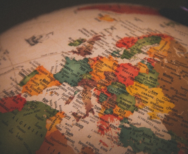 Bilde av globus, Europa