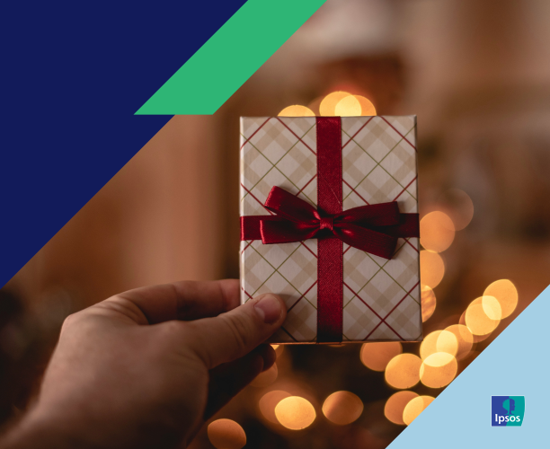 Picture of person holding a gift card