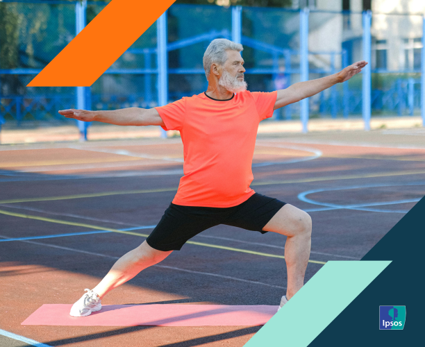 Image of a senior citizen exercising