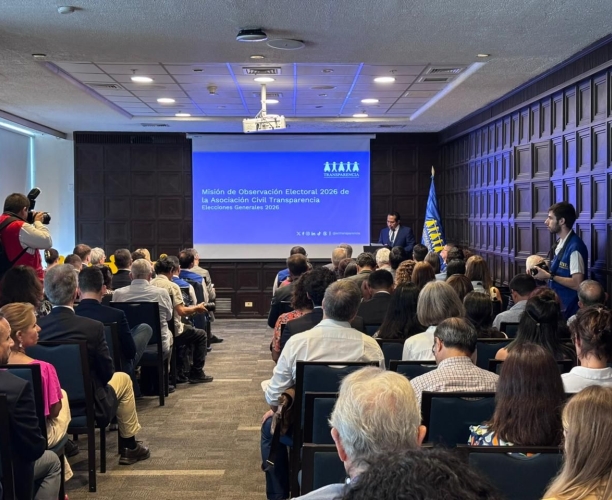 Transparencia Perú lanza su Misión de Observación Electoral 2026 y anuncia alianza con Ipsos para el conteo rápido