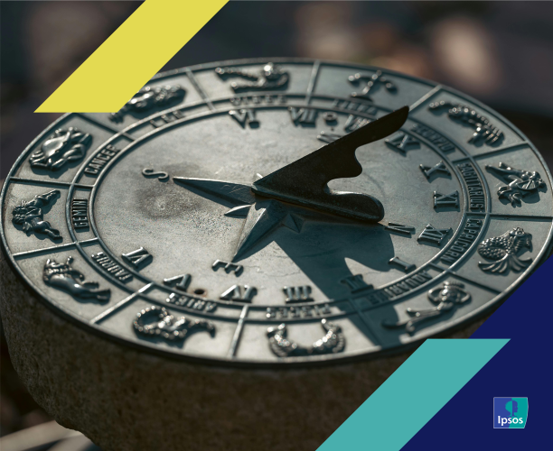 Image showing a sundial with astrological signs