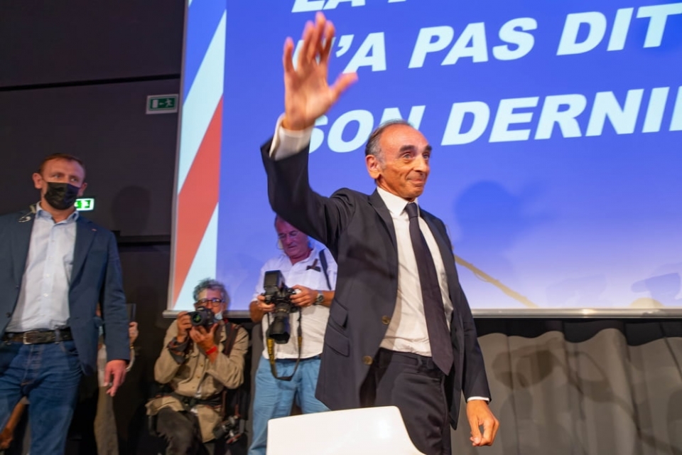 Eric Zemmour, journaliste politique, écrivain, essayiste, chroniqueur et polémiste français, était à Nice pour promouvoir son dernier livre | Crédit photo : macri roland / Shutterstock.com