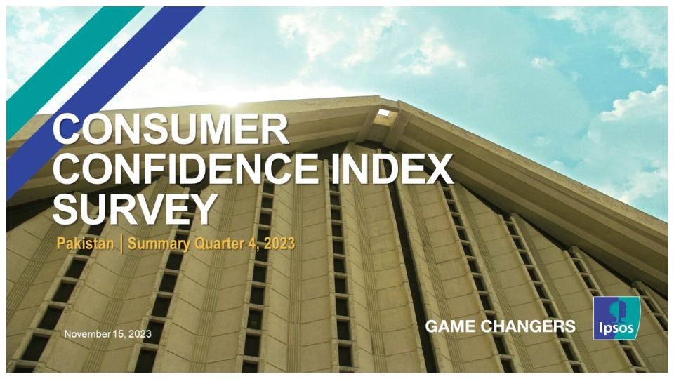 Ipsos Consumer Confidence Index Survey