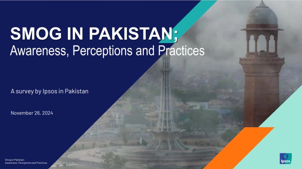 Ipsos Survey on Smog in Pakistan