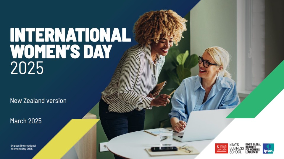 New Zealand edition of 30-country International Women's Day Survey