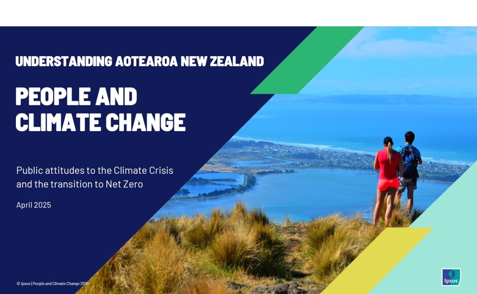 Ipsos Aotearoa New Zealand - People and Climate Change Report 2025