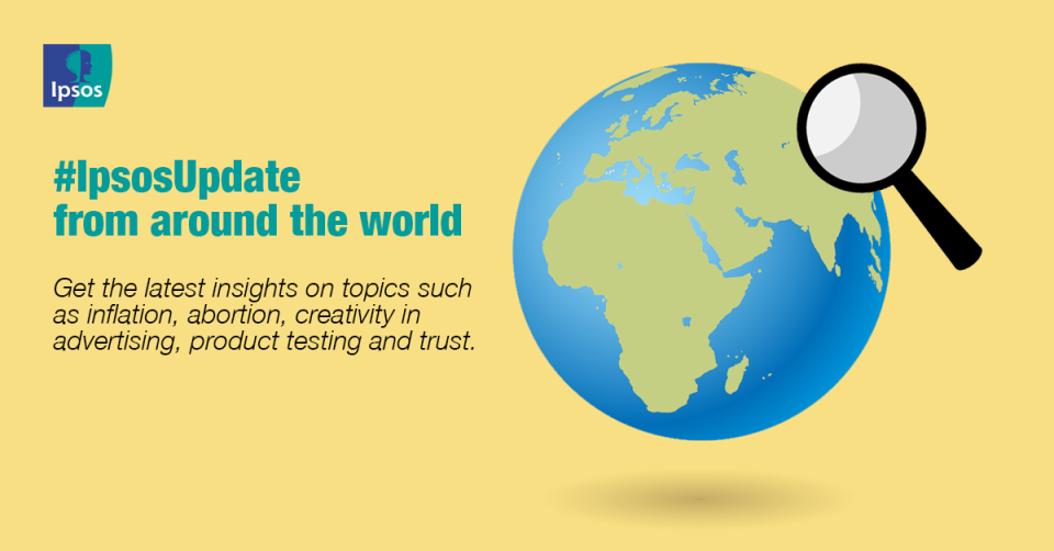 Ipsos Update - September 2022 | Inflation | abortion | Creativity in advertising | Product Testing | Trust