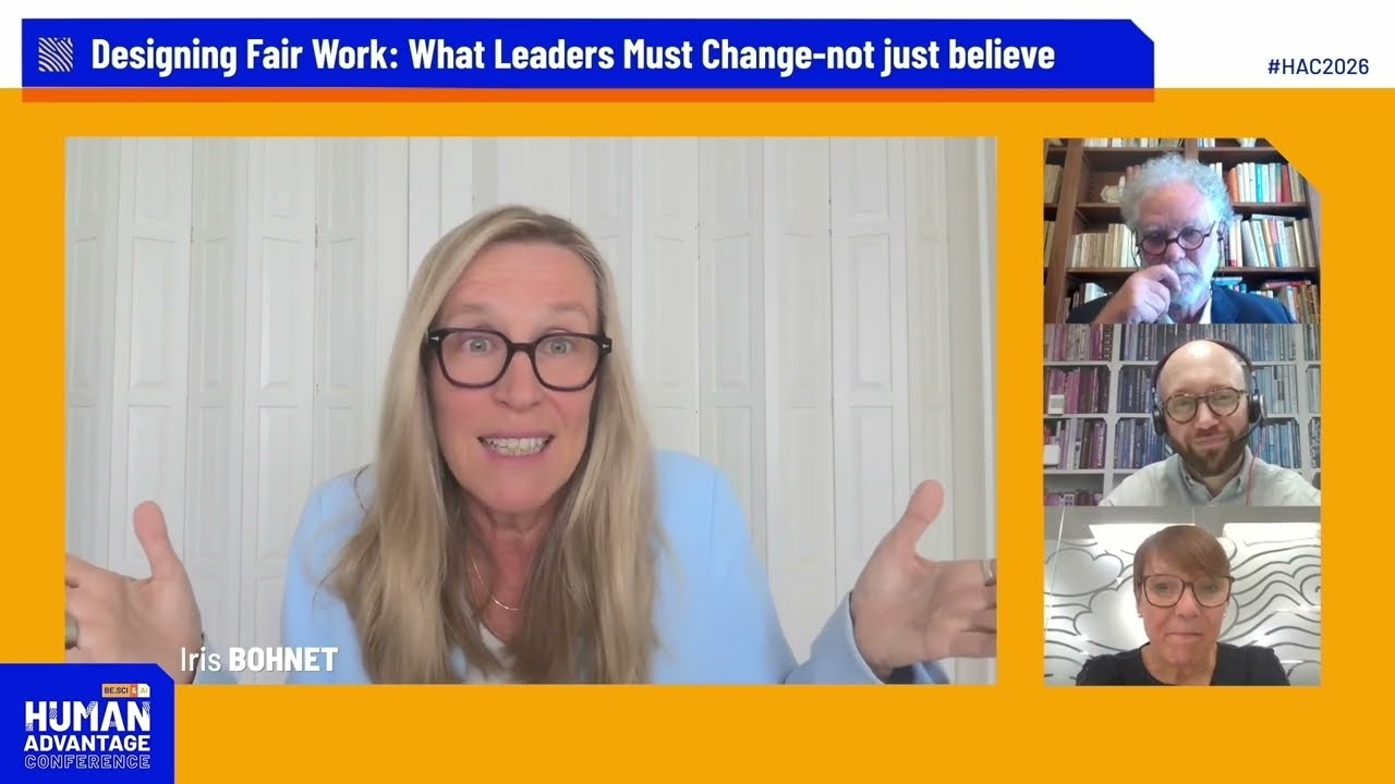 HAC26: Designing Fair Work: What Leaders Must Change-not just believe