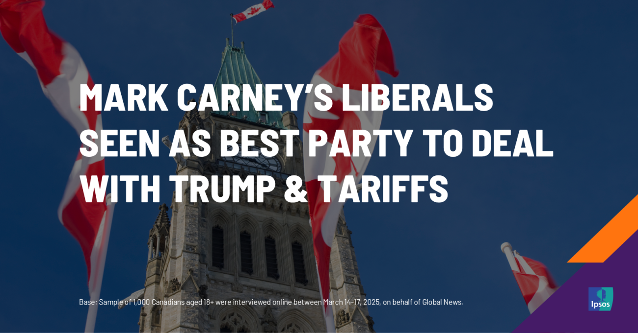 Mark Carney’s Liberals Seen as Best Party to Deal with Trump & Tariffs