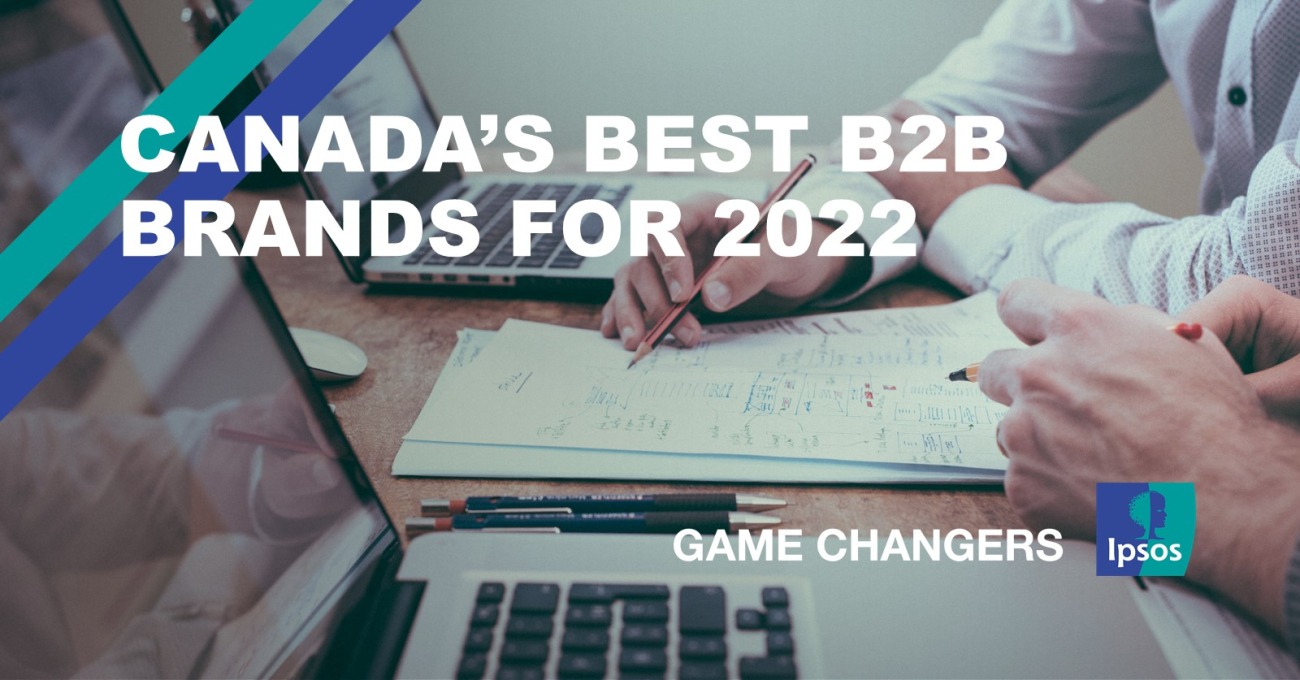 Ipsos publie le classement des meilleures marques B2B du Canada pour 2022