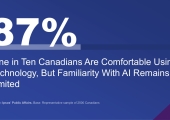 Nine in Ten (87%) Canadians Are Comfortable Using Technology, But Familiarity With AI Remains Limited