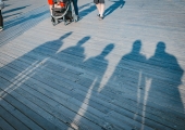 People in shadow