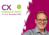 Thomas Schleicher bei den CX Research Days