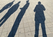 People in shadow