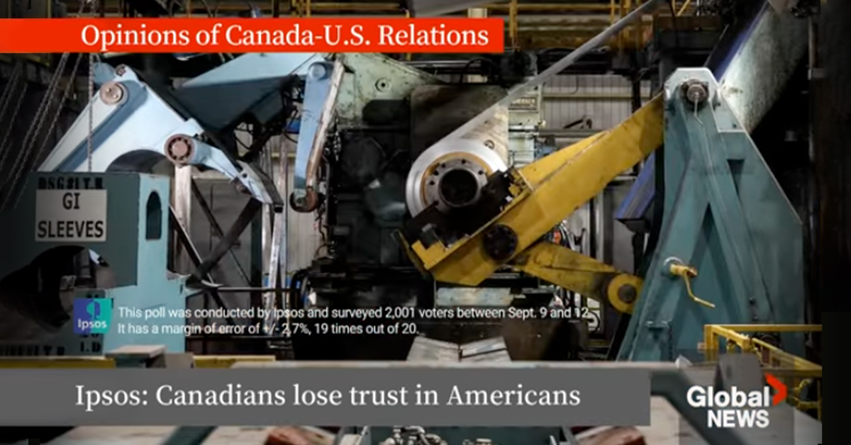 6 in 10 Canadians say they can never trust Americans the same way again
